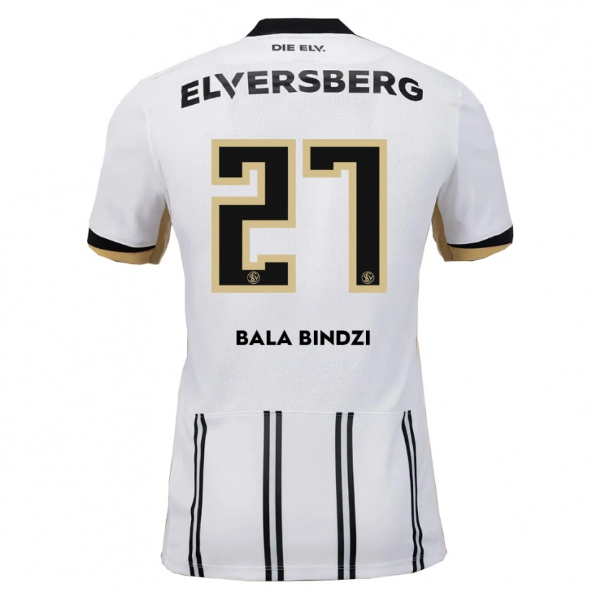 Danxen Pánské Corneille Bala Bindzi #27 Bílá Černá Domů Hráčské Dresy 2025/26 Dres