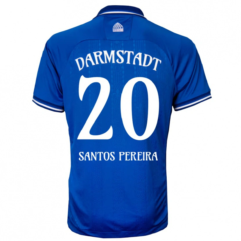 Danxen Pánské Diogo Dos Santos Pereira #20 Modrá Bílá Domů Hráčské Dresy 2025/26 Dres