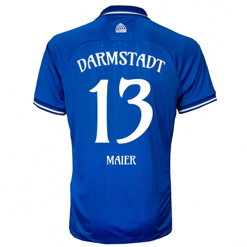 Danxen Pánské Marcello Maier #13 Modrá Bílá Domů Hráčské Dresy 2025/26 Dres