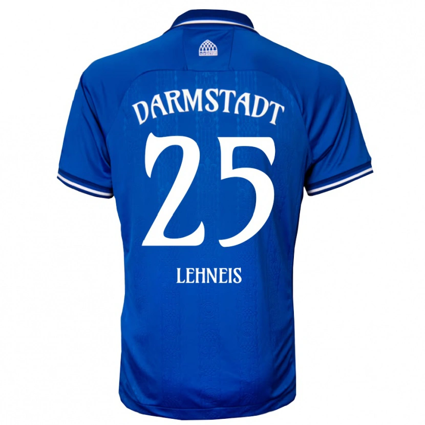 Danxen Pánské Daniel Lehneis #25 Modrá Bílá Domů Hráčské Dresy 2025/26 Dres