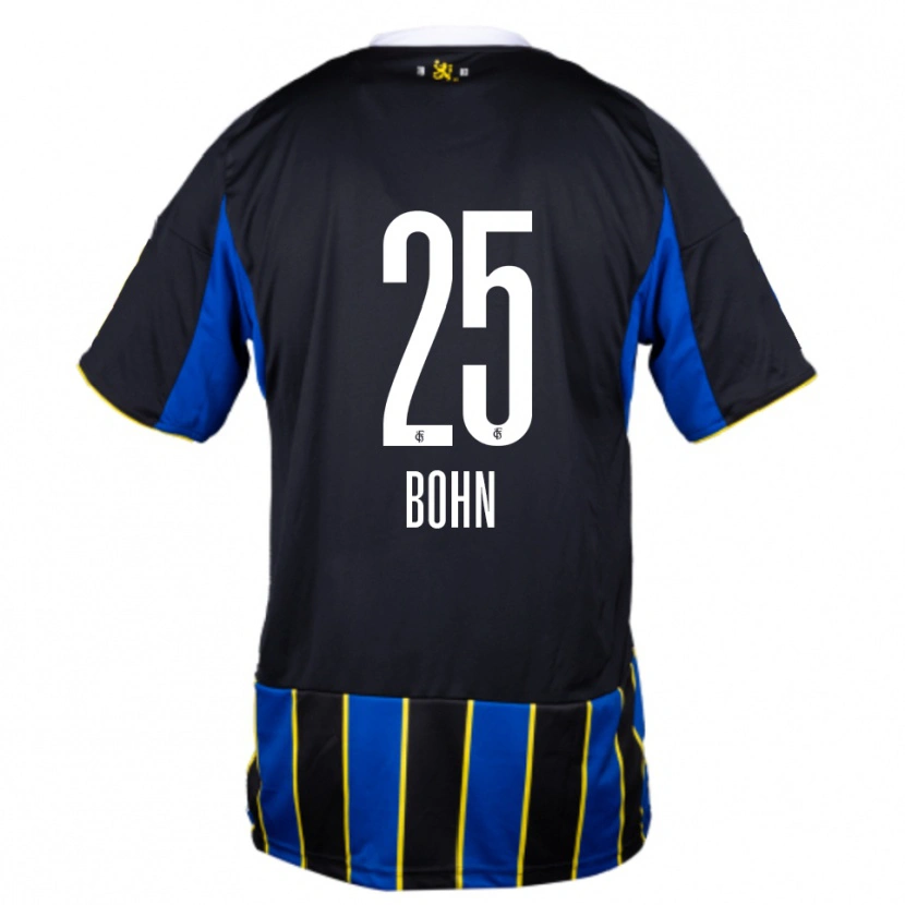 Danxen Pánské Etienne Bohn #25 Modrá Černá Žlutá Domů Hráčské Dresy 2025/26 Dres