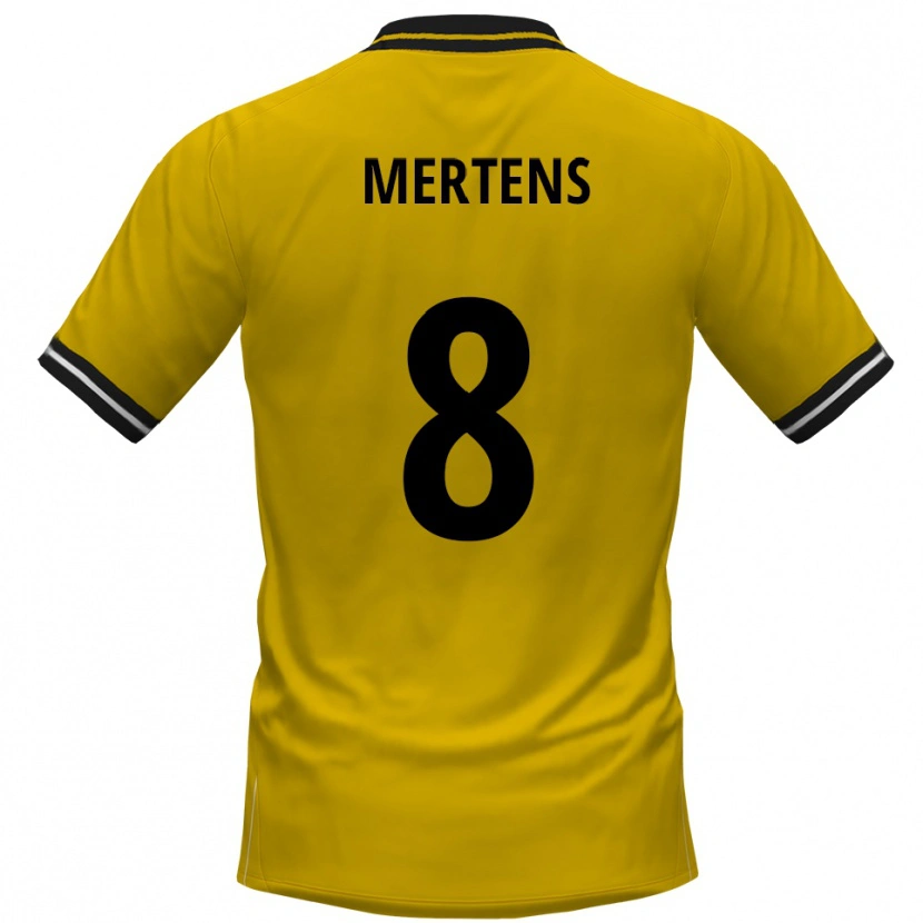 Danxen Pánské Ben Mertens #8 Žlutá Černá Domů Hráčské Dresy 2025/26 Dres