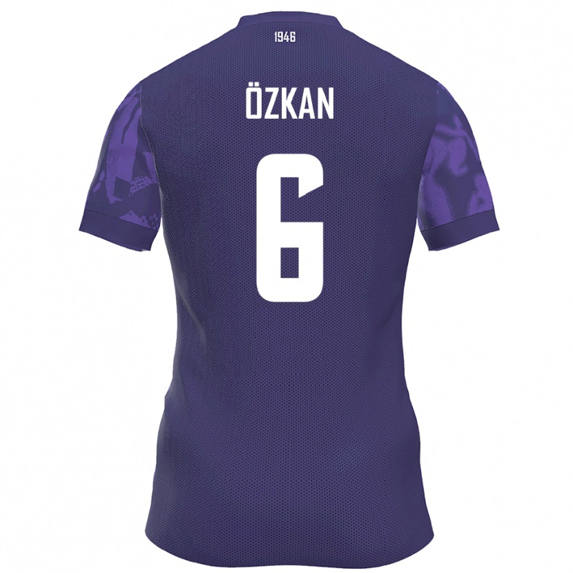 Danxen Pánské Can Özkan #6 Fialová Bílá Domů Hráčské Dresy 2025/26 Dres