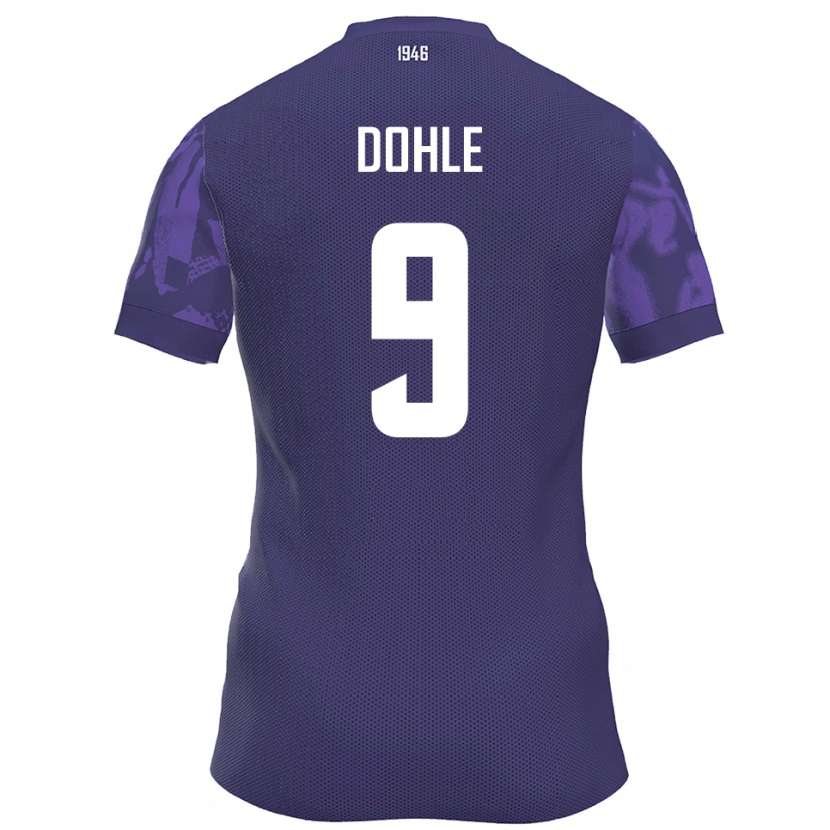 Danxen Pánské Leo Dohle #9 Fialová Bílá Domů Hráčské Dresy 2025/26 Dres