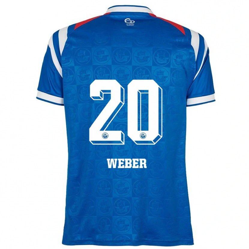 Danxen Pánské Caden Weber #20 Modrá Bílá Červená Domů Hráčské Dresy 2025/26 Dres