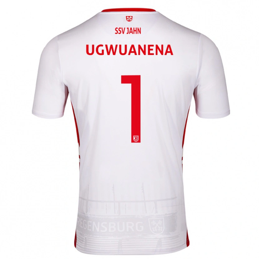 Danxen Pánské Marvellous Ugwuanena #1 Bílá Červená Domů Hráčské Dresy 2025/26 Dres