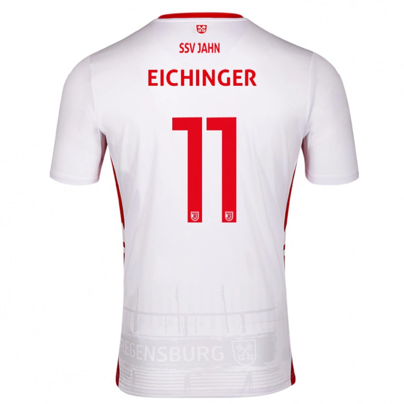 Danxen Pánské Noel Eichinger #11 Bílá Červená Domů Hráčské Dresy 2025/26 Dres