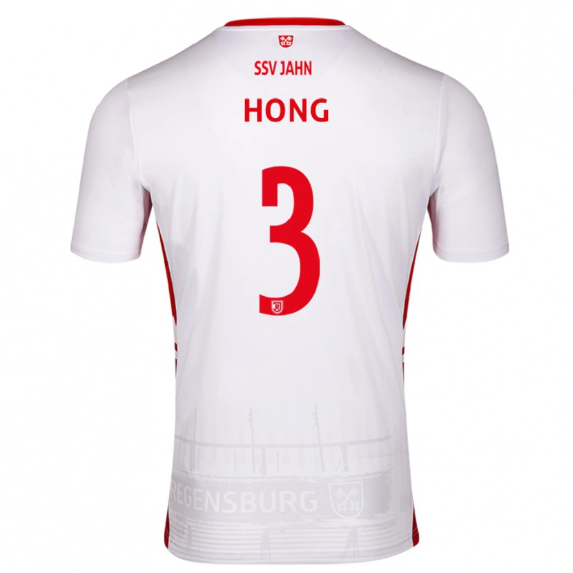 Danxen Pánské Hong Lac Luong Thanh #3 Bílá Červená Domů Hráčské Dresy 2025/26 Dres