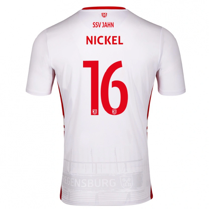 Danxen Pánské Marlon Nickel #16 Bílá Červená Domů Hráčské Dresy 2025/26 Dres