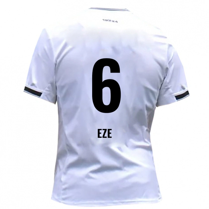 Danxen Pánské Joshua Eze #6 Bílá Červená Domů Hráčské Dresy 2025/26 Dres