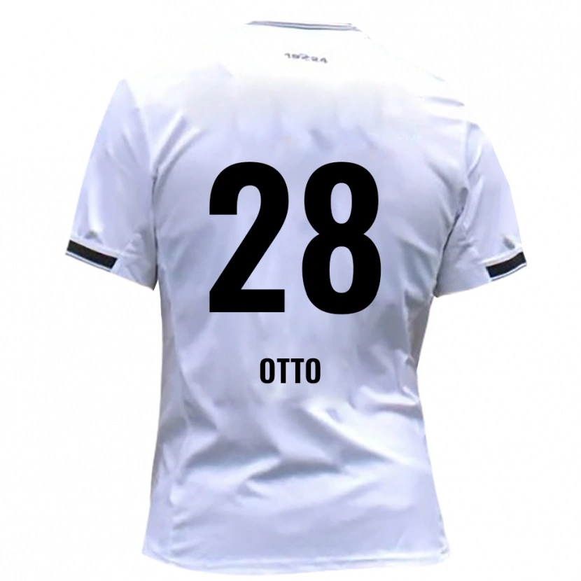 Danxen Pánské Yari Otto #28 Bílá Červená Domů Hráčské Dresy 2025/26 Dres