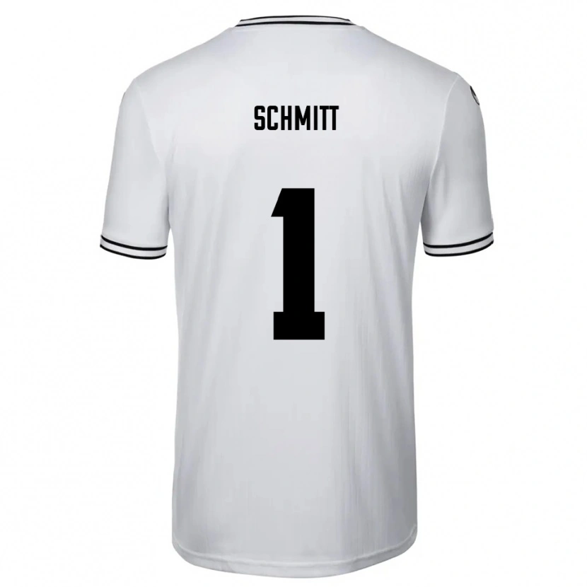 Danxen Pánské Max Schmitt #1 Bílá Černá Domů Hráčské Dresy 2025/26 Dres