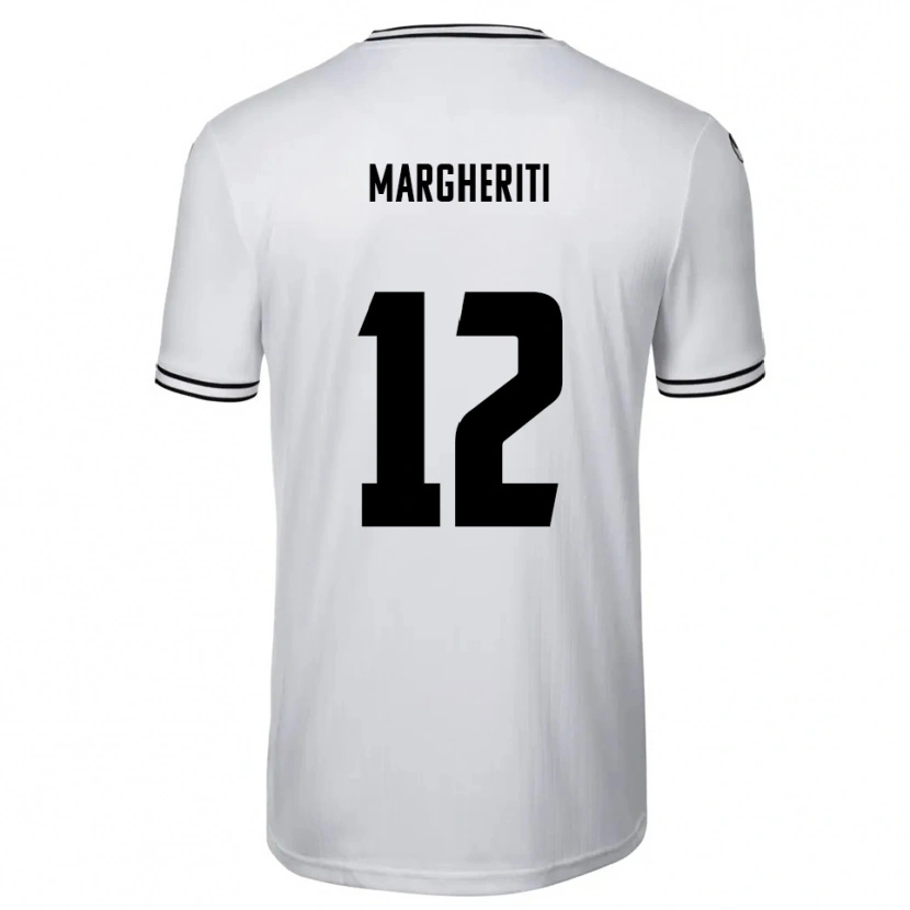 Danxen Pánské Danilo Margheriti #12 Bílá Černá Domů Hráčské Dresy 2025/26 Dres