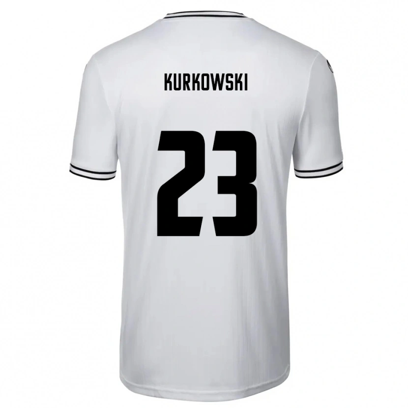 Danxen Pánské Hannes Kurkowski #23 Bílá Černá Domů Hráčské Dresy 2025/26 Dres