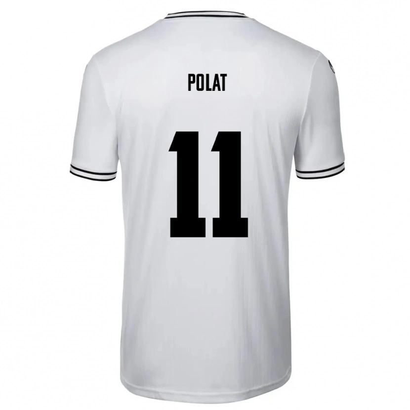 Danxen Pánské Yalcin Polat #11 Bílá Černá Domů Hráčské Dresy 2025/26 Dres