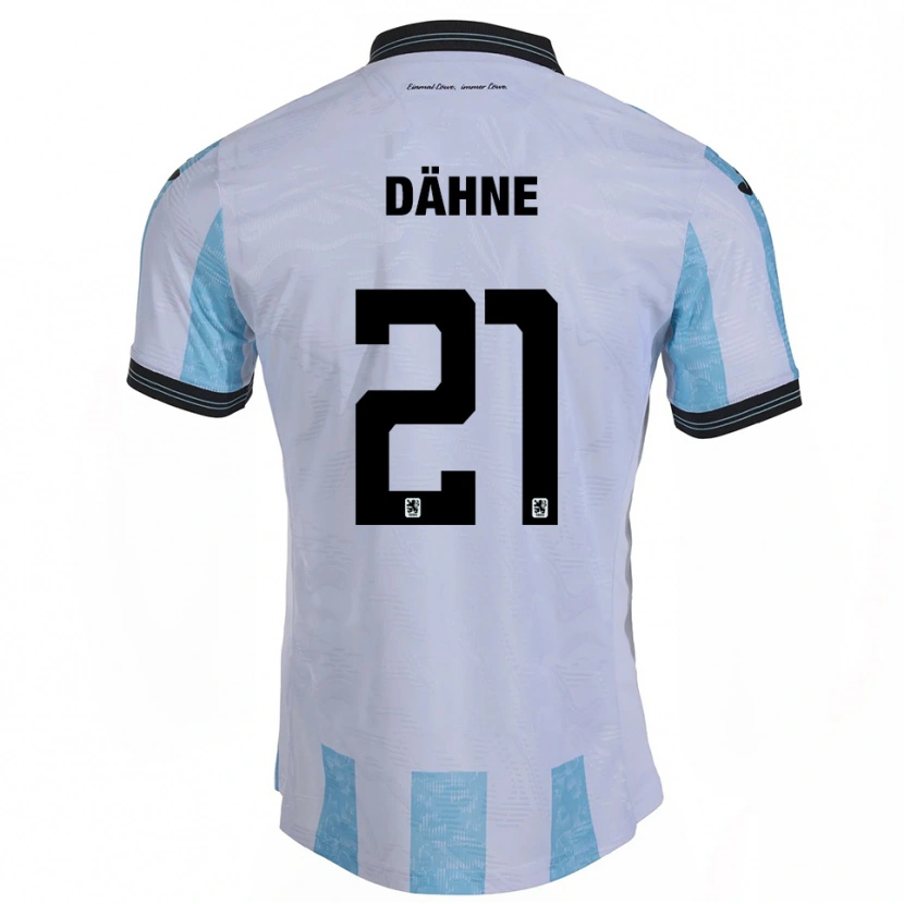 Danxen Pánské Thomas Dähne #21 Bílá Nebesky Modrá Domů Hráčské Dresy 2025/26 Dres