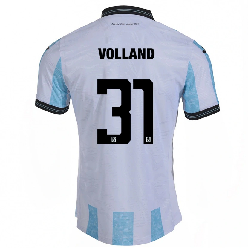 Danxen Pánské Kevin Volland #31 Bílá Nebesky Modrá Domů Hráčské Dresy 2025/26 Dres