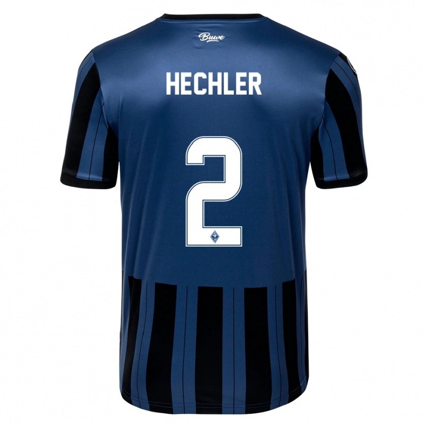 Danxen Pánské Silas Hechler #2 Modrá Šedá Černá Domů Hráčské Dresy 2025/26 Dres