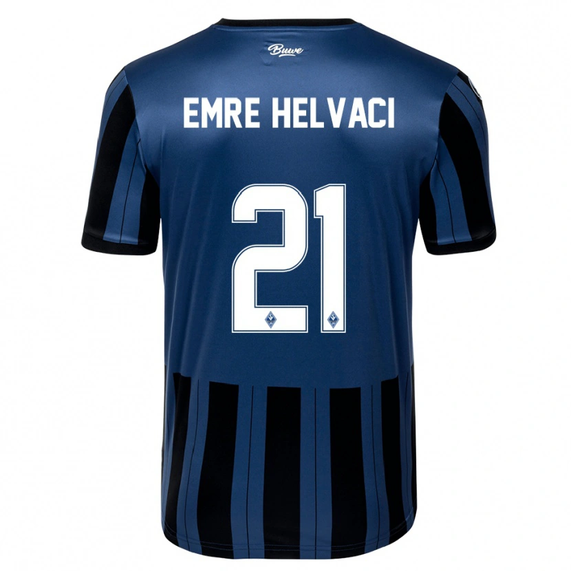 Danxen Pánské Faruk Emre Helvaci #21 Modrá Šedá Černá Domů Hráčské Dresy 2025/26 Dres