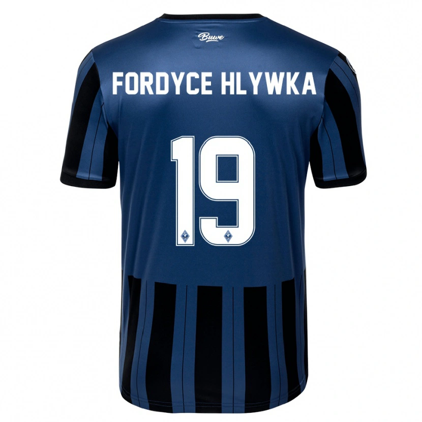 Danxen Pánské Roen Fordyce Hlywka #19 Modrá Šedá Černá Domů Hráčské Dresy 2025/26 Dres