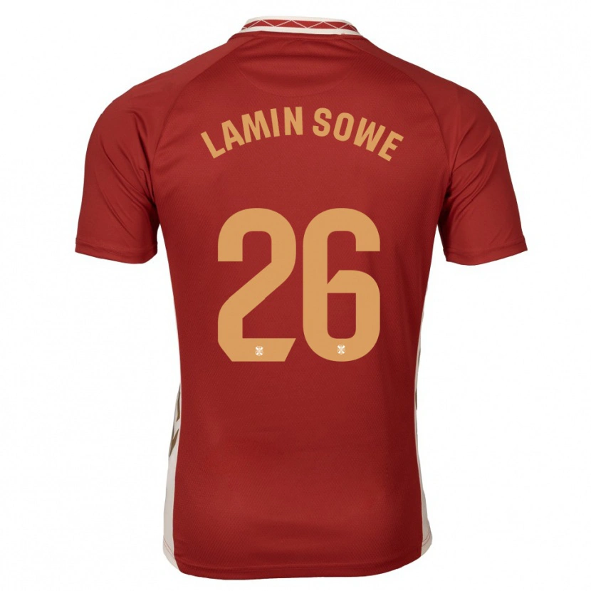 Danxen Pánské Ba Lamin Sowe #26 Vínová Zlatá Daleko Hráčské Dresy 2025/26 Dres