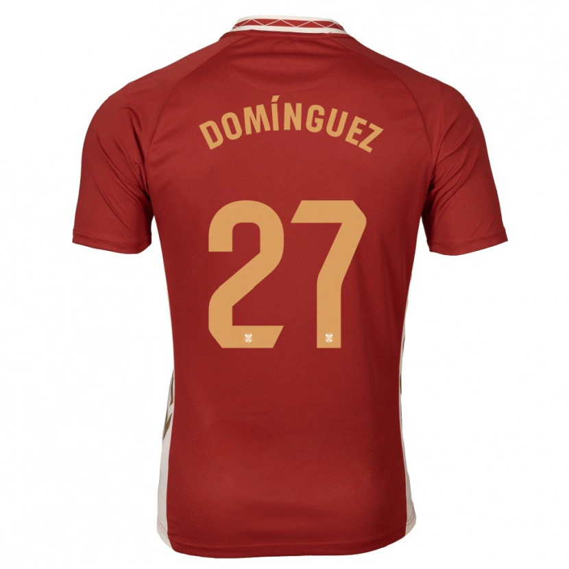 Danxen Pánské Carlos Domínguez #27 Vínová Zlatá Daleko Hráčské Dresy 2025/26 Dres