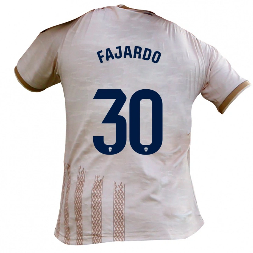 Danxen Pánské José Fajardo #30 Špinavě Bílá Hnědá Daleko Hráčské Dresy 2025/26 Dres