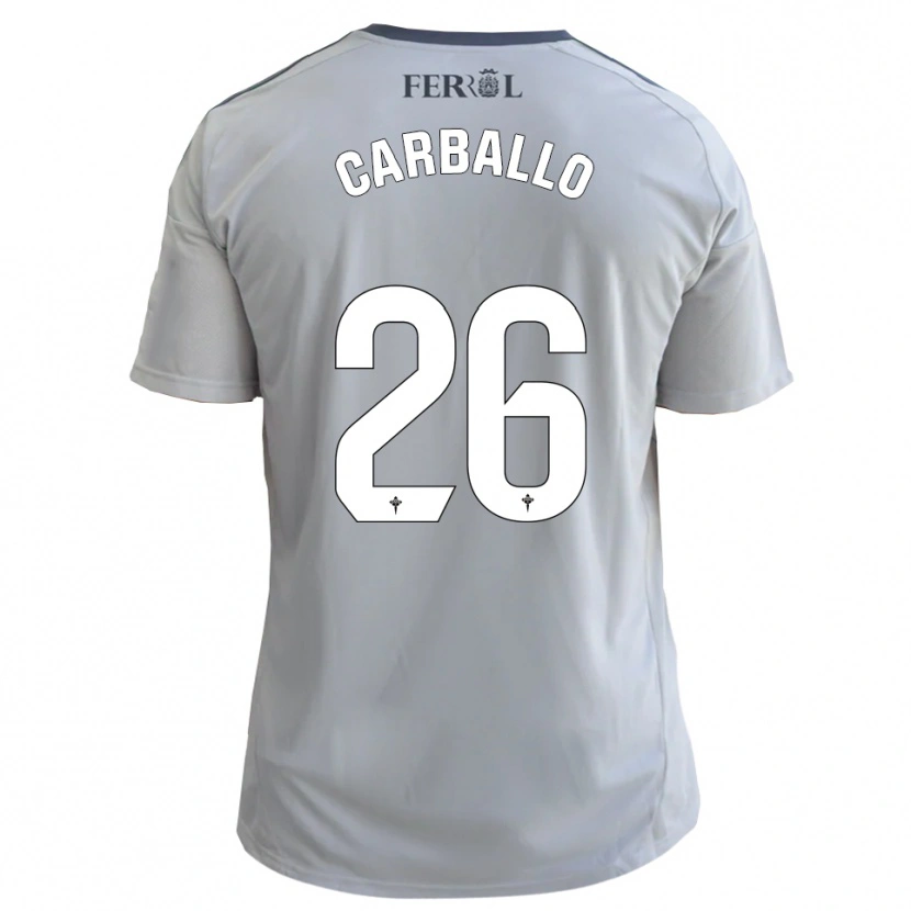 Danxen Pánské David Carballo #26 Šedá Stříbrná Daleko Hráčské Dresy 2025/26 Dres