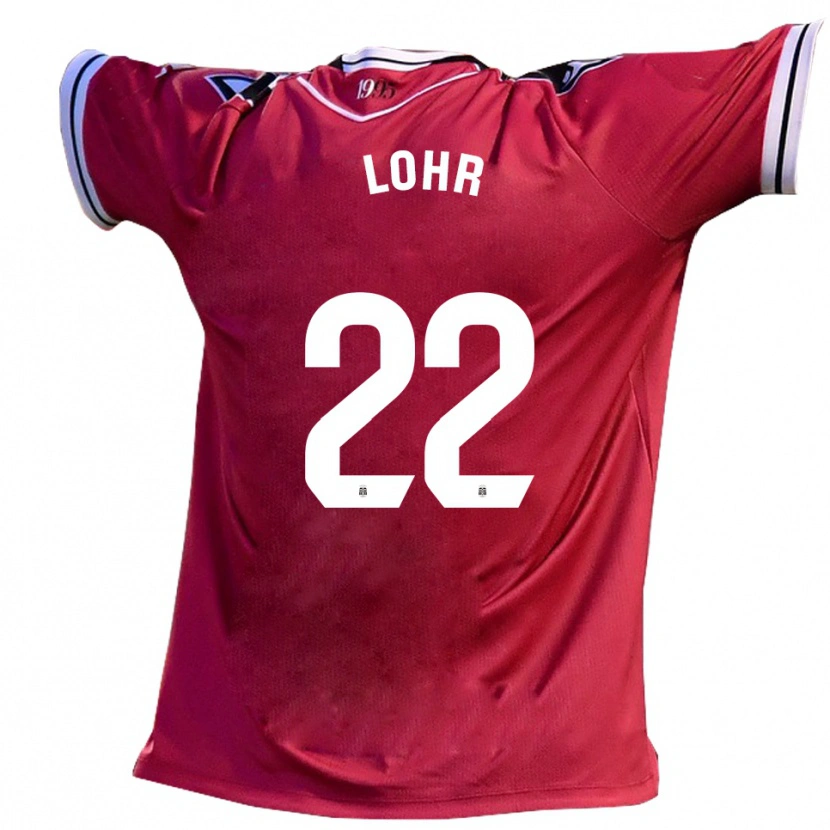 Danxen Pánské Luca Lohr #22 Vínová Černá Daleko Hráčské Dresy 2025/26 Dres