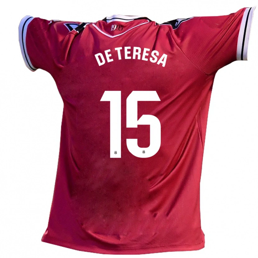 Danxen Pánské Emilio De Teresa #15 Vínová Černá Daleko Hráčské Dresy 2025/26 Dres