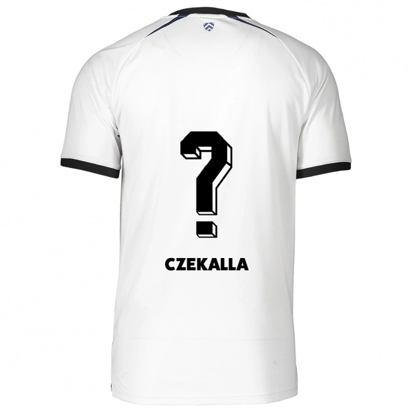 Danxen Pánské Till-Simon Czekalla #0 Bílá Černá Daleko Hráčské Dresy 2025/26 Dres