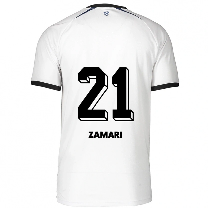 Danxen Pánské Fadil Zamari #21 Bílá Černá Daleko Hráčské Dresy 2025/26 Dres