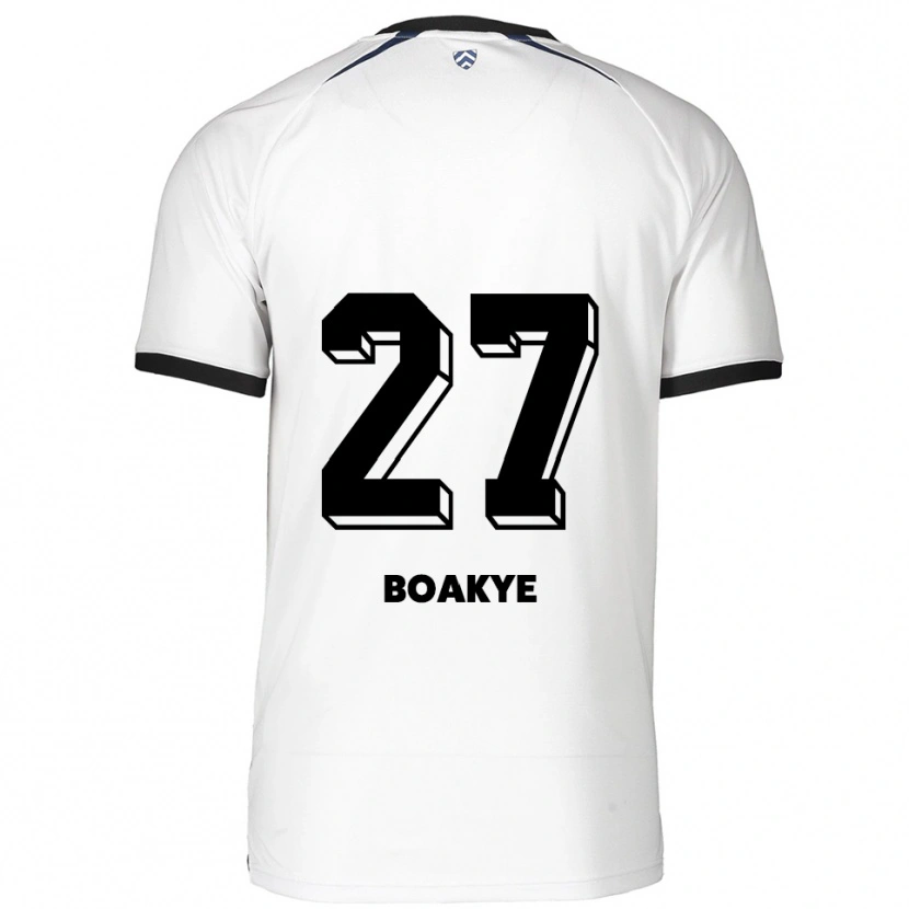 Danxen Pánské Benjamin Boakye #27 Bílá Černá Daleko Hráčské Dresy 2025/26 Dres