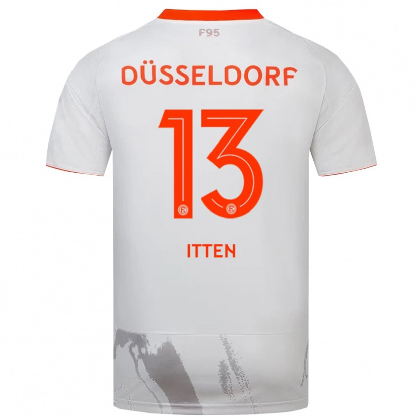 Danxen Pánské Cedric Itten #13 Bílá Oranžová Daleko Hráčské Dresy 2025/26 Dres