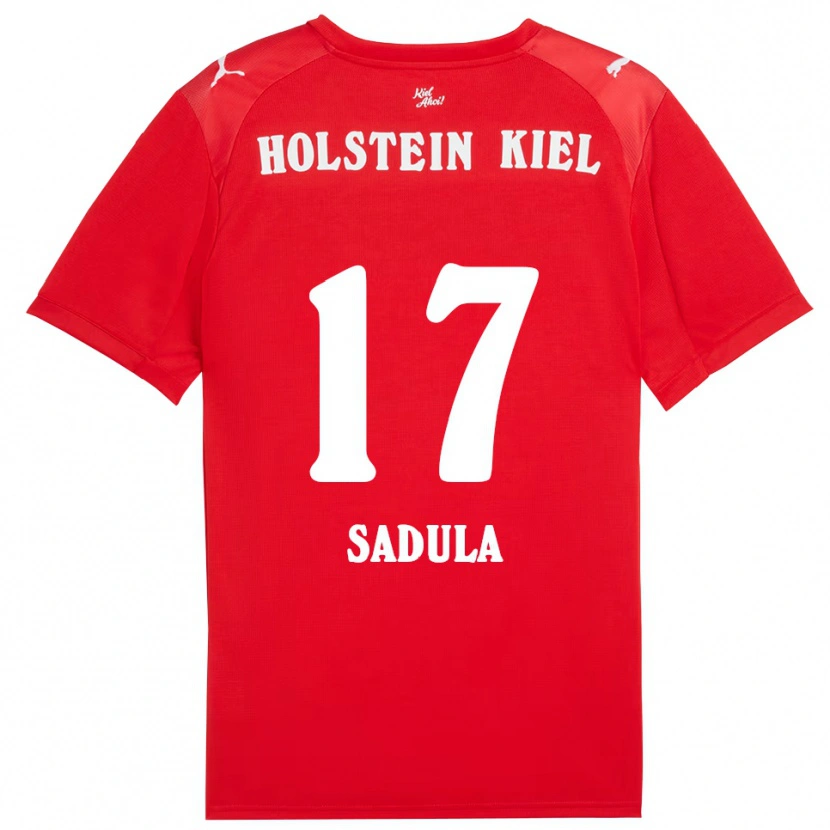 Danxen Pánské Orhun Sadula #17 Červená Modrá Daleko Hráčské Dresy 2025/26 Dres