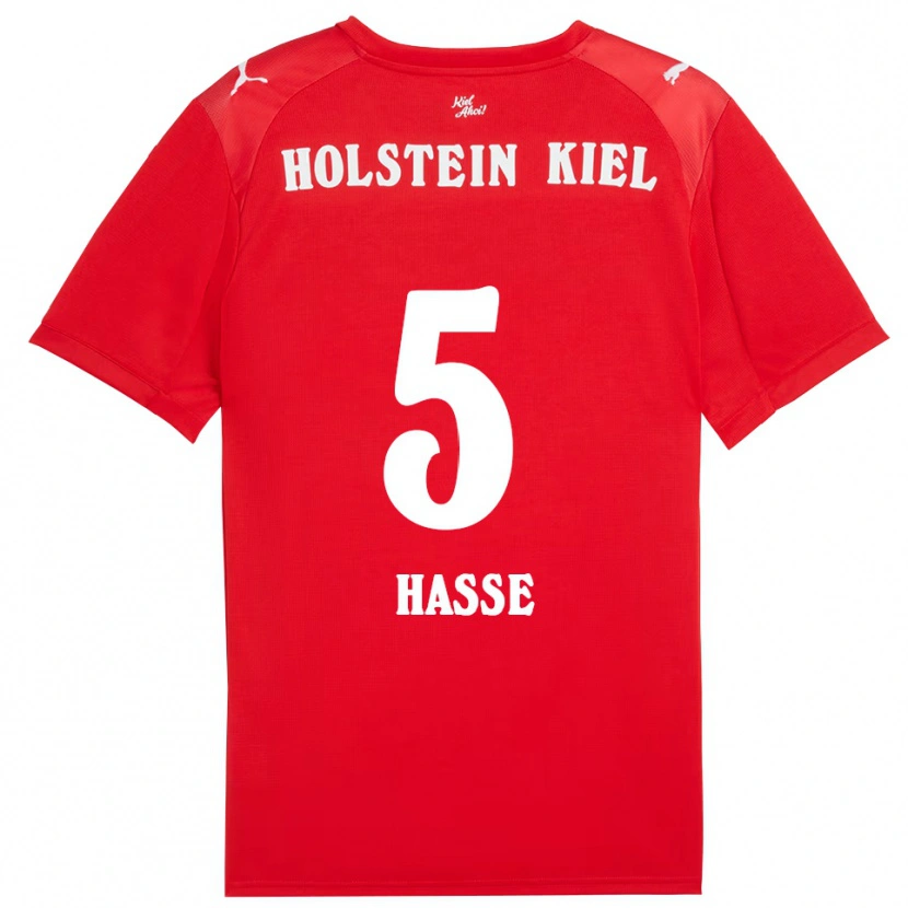 Danxen Pánské Laura Hasse #5 Červená Modrá Daleko Hráčské Dresy 2025/26 Dres