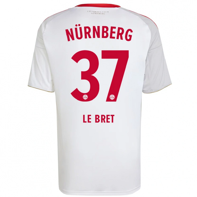 Danxen Pánské Noah Maboulou #37 Bílá Červená Daleko Hráčské Dresy 2025/26 Dres