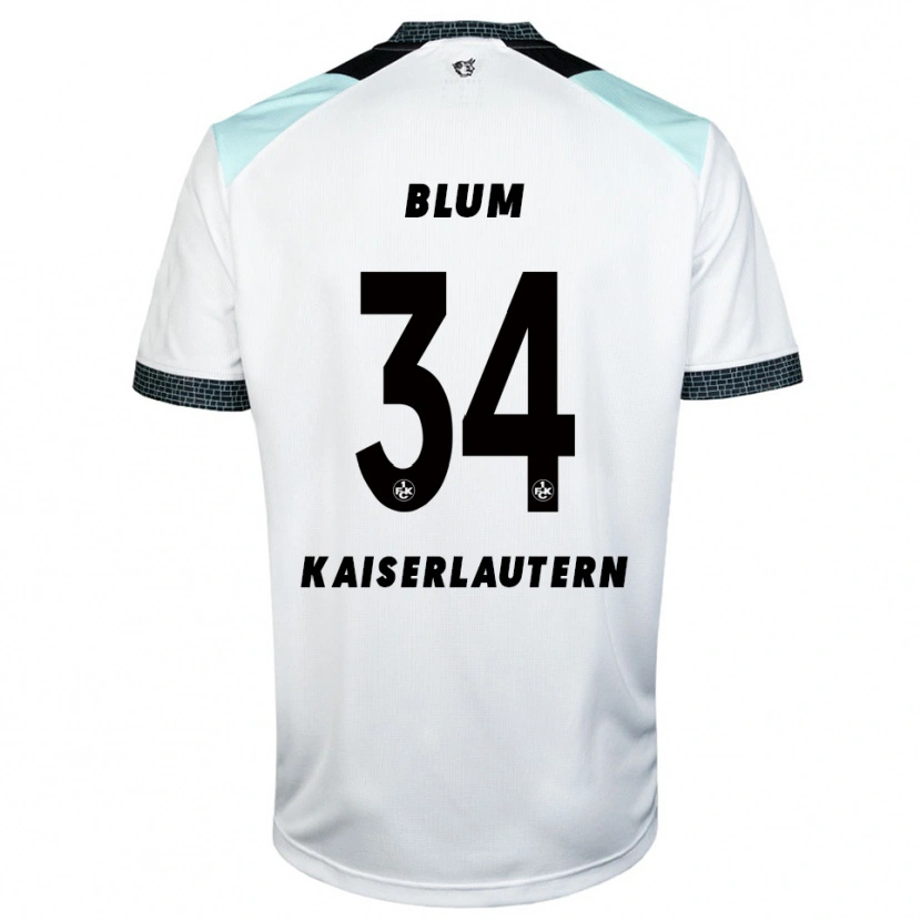 Danxen Pánské Shawn Blum #34 Bílá Černá Daleko Hráčské Dresy 2025/26 Dres