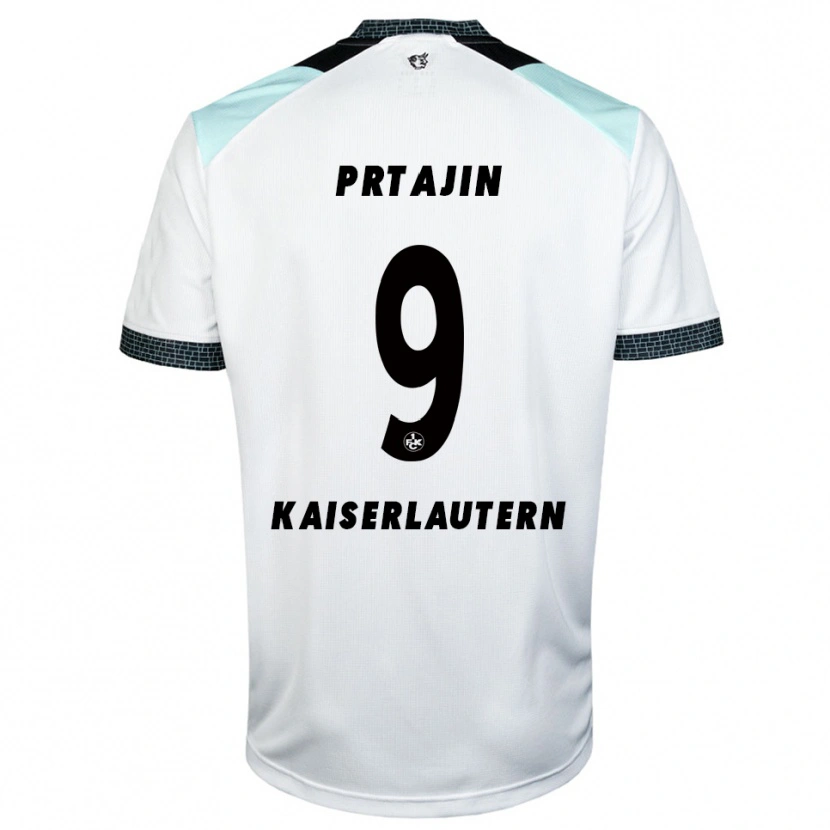 Danxen Pánské Ivan Prtajin #9 Bílá Černá Daleko Hráčské Dresy 2025/26 Dres