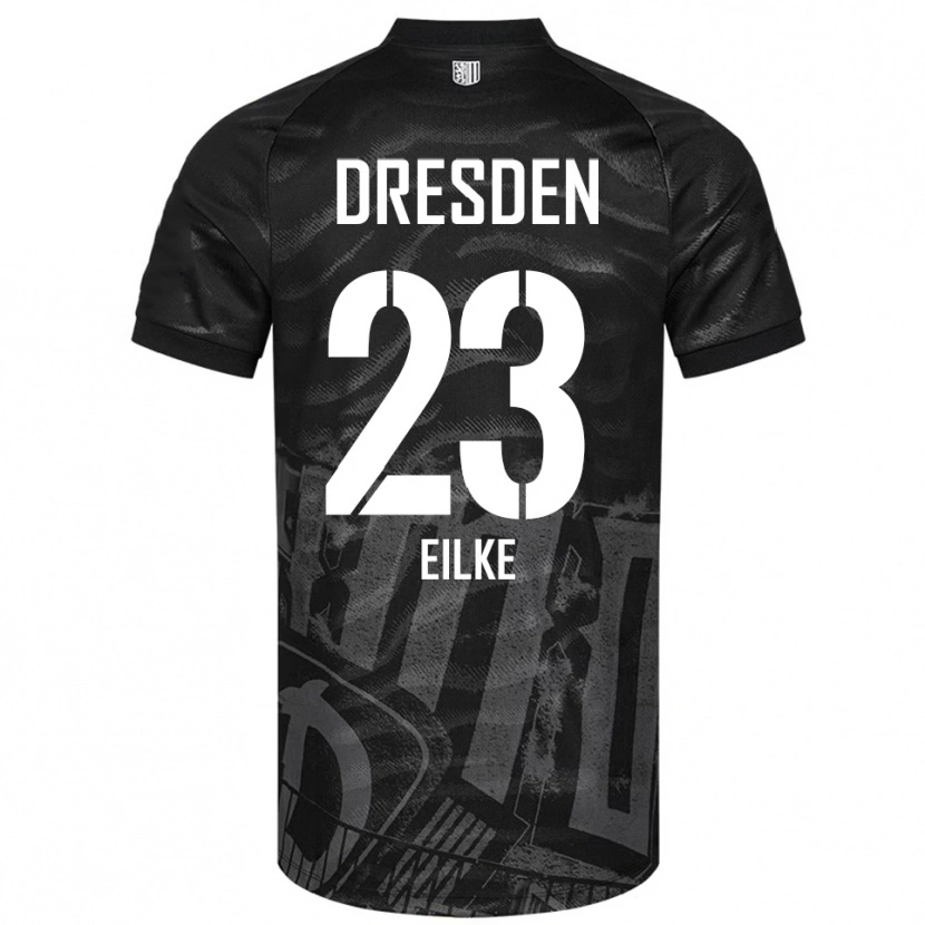 Danxen Pánské Lennox Eilke #23 Černá Šedá Daleko Hráčské Dresy 2025/26 Dres