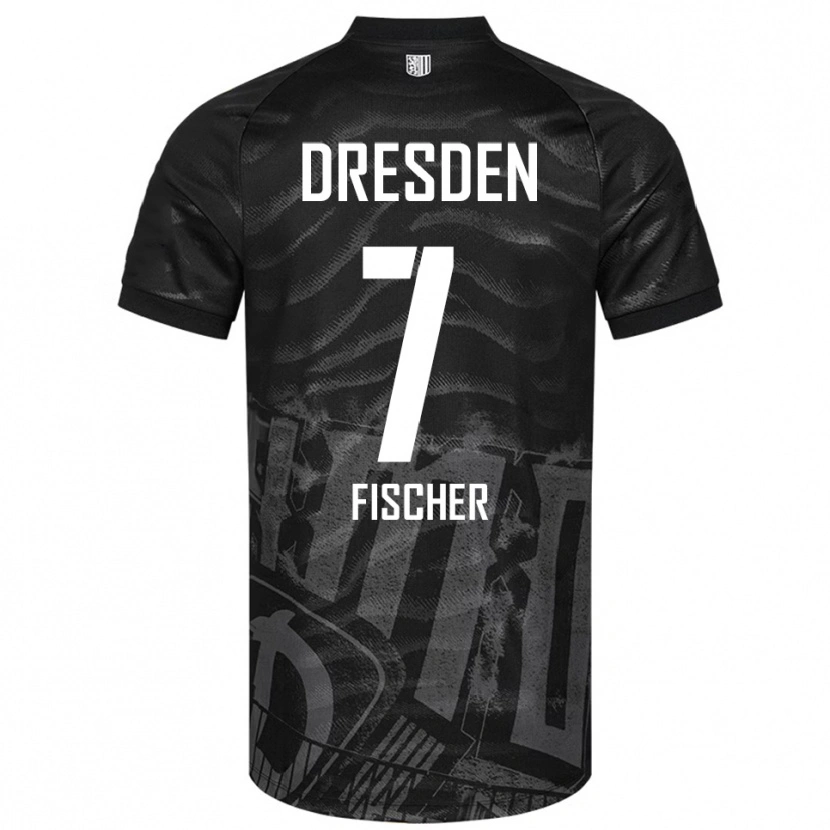Danxen Pánské Marc Fischer #7 Černá Šedá Daleko Hráčské Dresy 2025/26 Dres
