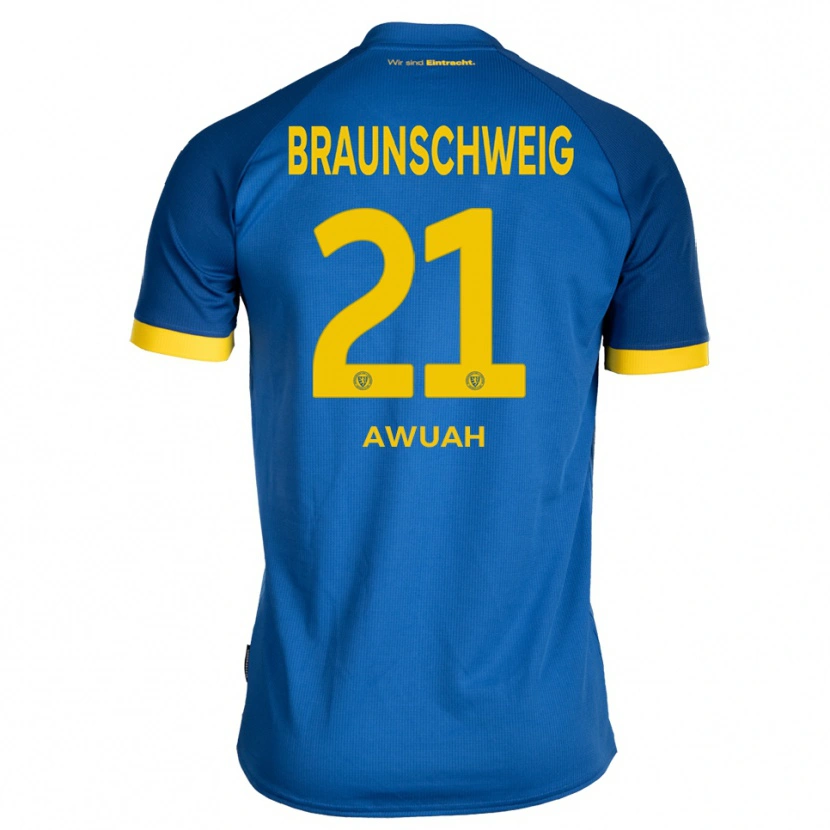 Danxen Pánské Marvin Awuah #21 Královská Modrá Žlutá Daleko Hráčské Dresy 2025/26 Dres