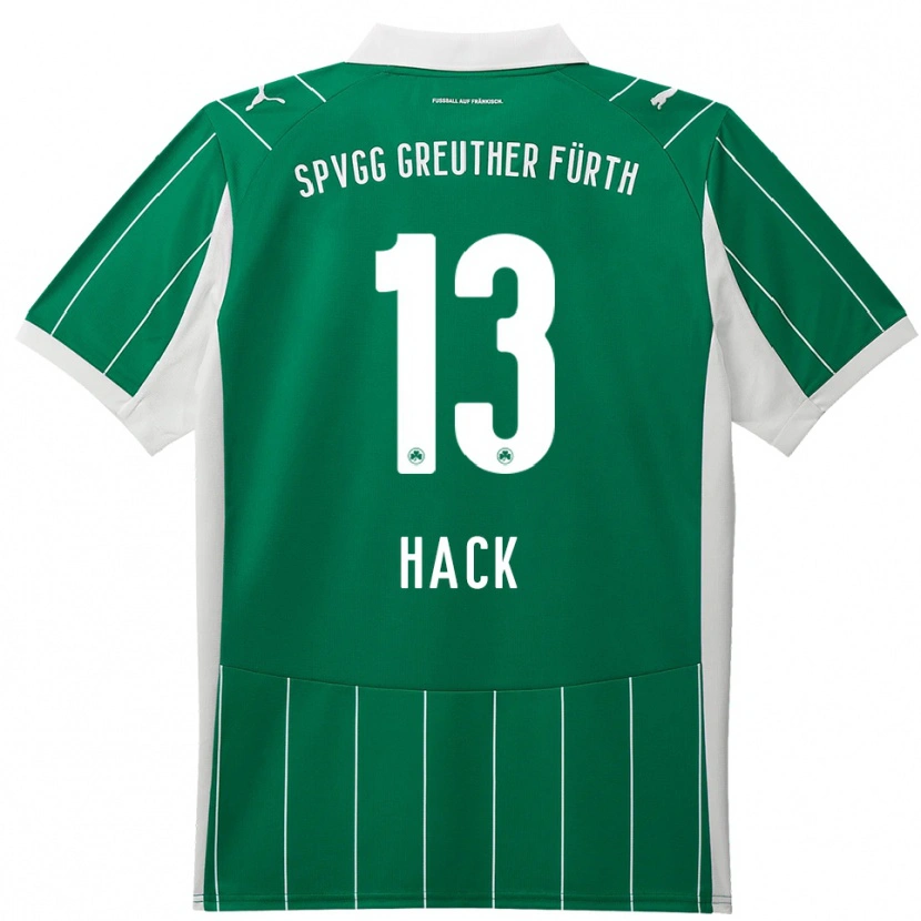 Danxen Pánské Philipp Hack #13 Zelená Bílá Daleko Hráčské Dresy 2025/26 Dres