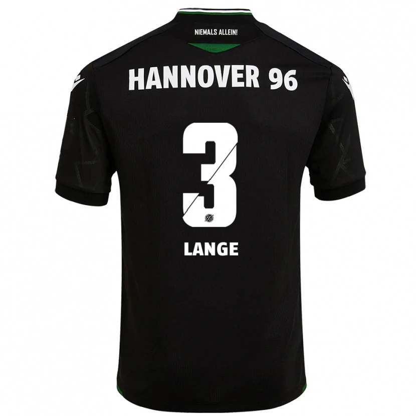 Danxen Pánské Maximilian Lange #3 Černá Zelená Daleko Hráčské Dresy 2025/26 Dres