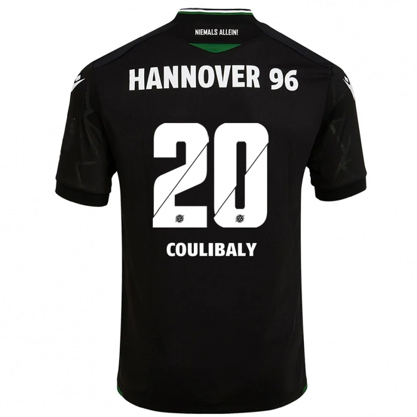 Danxen Pánské Adam Coulibaly #20 Černá Zelená Daleko Hráčské Dresy 2025/26 Dres