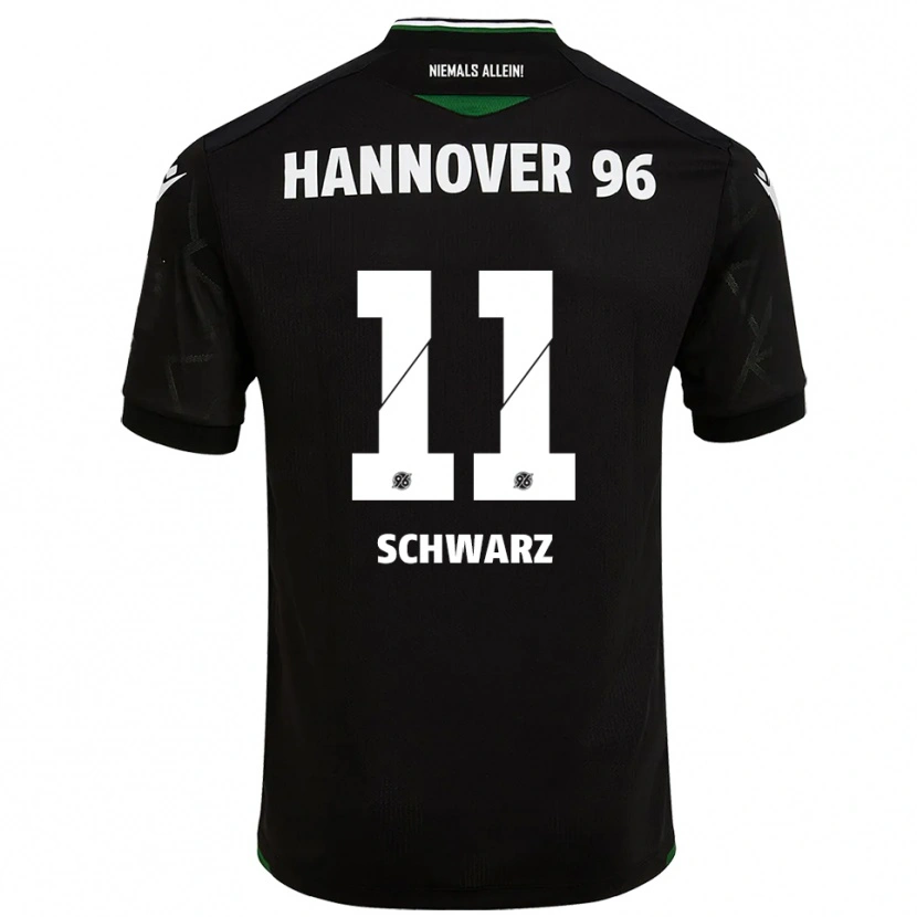 Danxen Pánské Oskar Schwarz #11 Černá Zelená Daleko Hráčské Dresy 2025/26 Dres