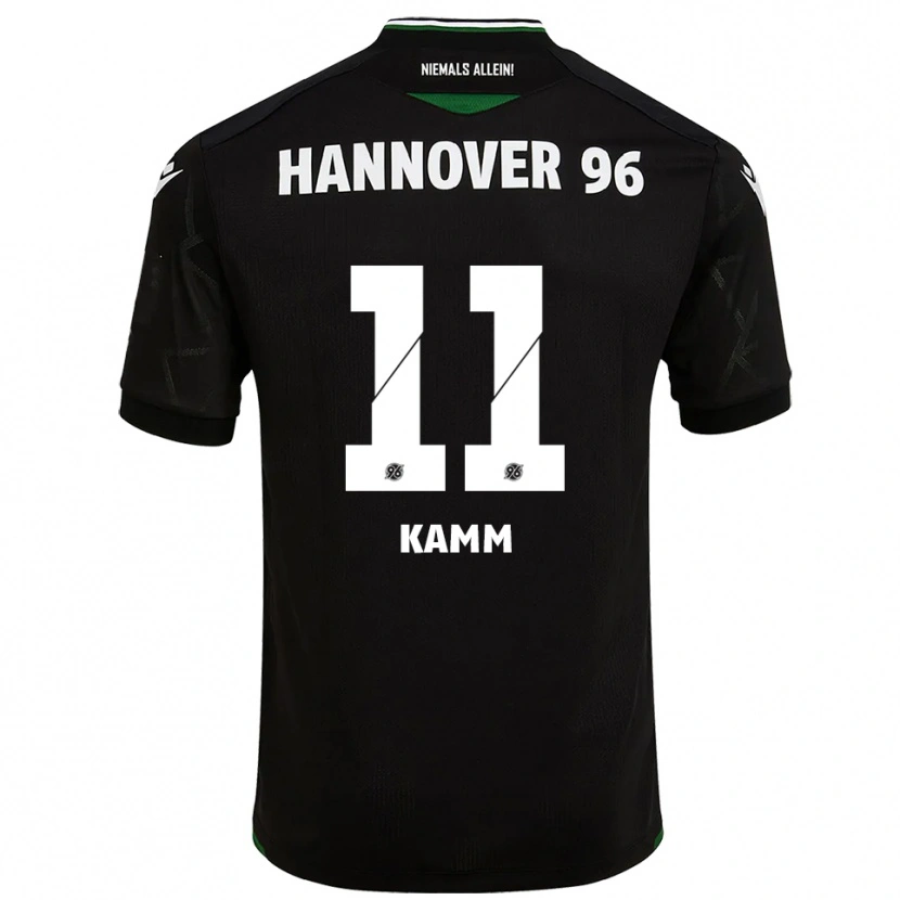 Danxen Pánské Jannis Kamm #11 Černá Zelená Daleko Hráčské Dresy 2025/26 Dres