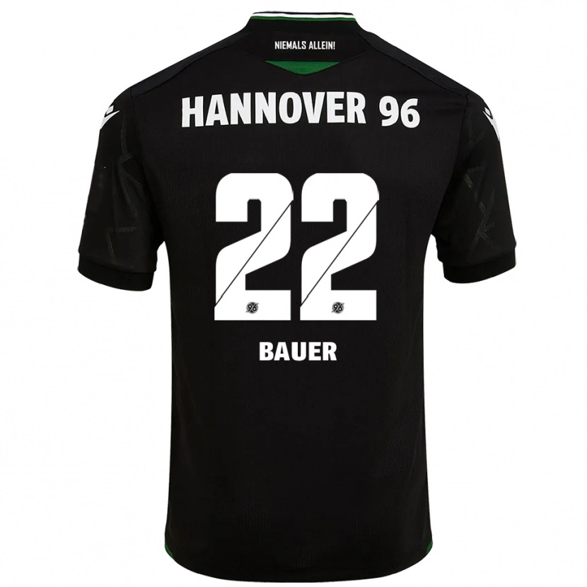 Danxen Pánské Elias Bauer #22 Černá Zelená Daleko Hráčské Dresy 2025/26 Dres
