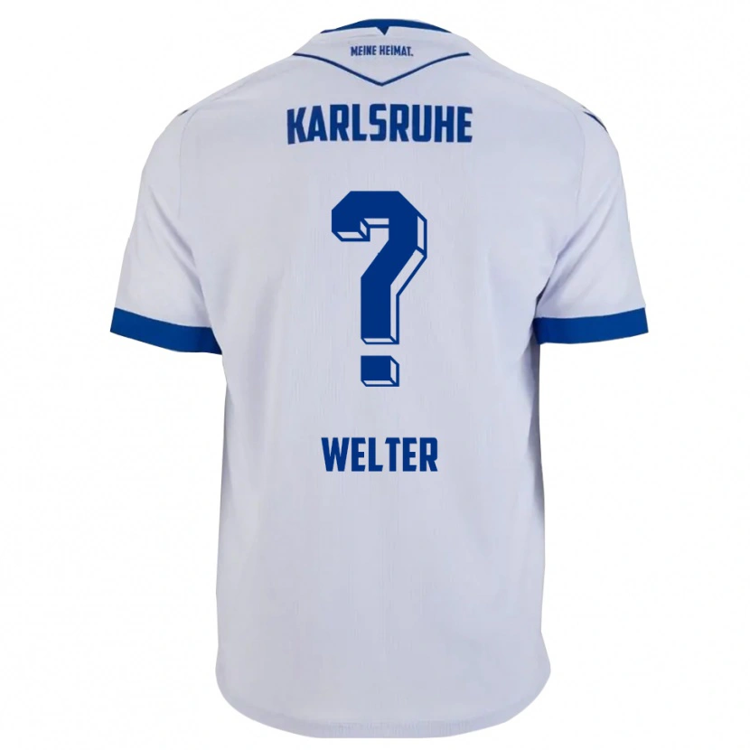 Danxen Pánské Scott Welter #0 Bílá Modrá Daleko Hráčské Dresy 2025/26 Dres