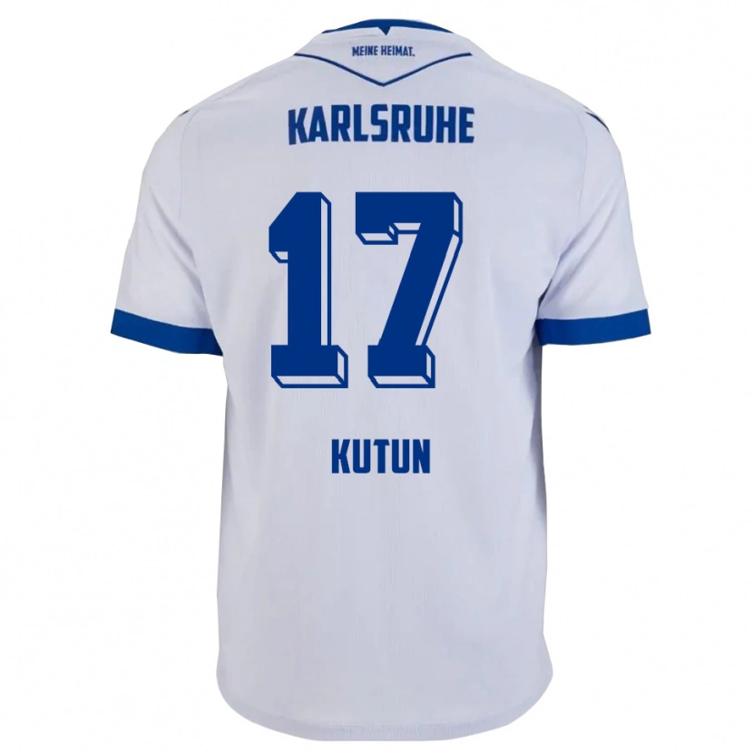Danxen Pánské Yusuf Kutun #17 Bílá Modrá Daleko Hráčské Dresy 2025/26 Dres